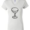 Women's Short Sleeve V-Neck T-Shirt Thumbnail