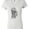 Women's Short Sleeve V-Neck T-Shirt Thumbnail