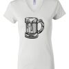 Women's Short Sleeve V-Neck T-Shirt Thumbnail