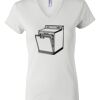 Women's Short Sleeve V-Neck T-Shirt Thumbnail