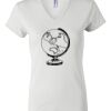 Women's Short Sleeve V-Neck T-Shirt Thumbnail