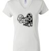 Women's Short Sleeve V-Neck T-Shirt Thumbnail