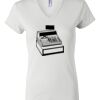 Women's Short Sleeve V-Neck T-Shirt Thumbnail