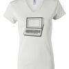 Women's Short Sleeve V-Neck T-Shirt Thumbnail