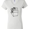 Women's Short Sleeve V-Neck T-Shirt Thumbnail