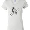 Women's Short Sleeve V-Neck T-Shirt Thumbnail