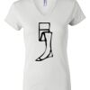 Women's Short Sleeve V-Neck T-Shirt Thumbnail