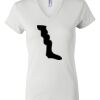 Women's Short Sleeve V-Neck T-Shirt Thumbnail