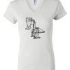 Women's Short Sleeve V-Neck T-Shirt Thumbnail