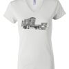 Women's Short Sleeve V-Neck T-Shirt Thumbnail