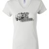 Women's Short Sleeve V-Neck T-Shirt Thumbnail