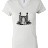 Women's Short Sleeve V-Neck T-Shirt Thumbnail