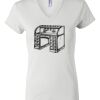 Women's Short Sleeve V-Neck T-Shirt Thumbnail