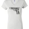 Women's Short Sleeve V-Neck T-Shirt Thumbnail