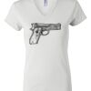 Women's Short Sleeve V-Neck T-Shirt Thumbnail