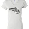 Women's Short Sleeve V-Neck T-Shirt Thumbnail