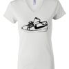 Women's Short Sleeve V-Neck T-Shirt Thumbnail