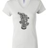 Women's Short Sleeve V-Neck T-Shirt Thumbnail