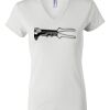 Women's Short Sleeve V-Neck T-Shirt Thumbnail