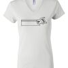 Women's Short Sleeve V-Neck T-Shirt Thumbnail