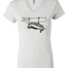 Women's Short Sleeve V-Neck T-Shirt Thumbnail