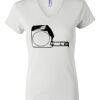 Women's Short Sleeve V-Neck T-Shirt Thumbnail