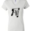 Women's Short Sleeve V-Neck T-Shirt Thumbnail