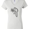 Women's Short Sleeve V-Neck T-Shirt Thumbnail