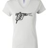 Women's Short Sleeve V-Neck T-Shirt Thumbnail