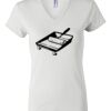 Women's Short Sleeve V-Neck T-Shirt Thumbnail