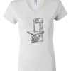 Women's Short Sleeve V-Neck T-Shirt Thumbnail