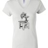 Women's Short Sleeve V-Neck T-Shirt Thumbnail