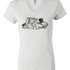 Women's Short Sleeve V-Neck T-Shirt Thumbnail