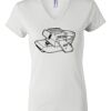 Women's Short Sleeve V-Neck T-Shirt Thumbnail