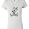 Women's Short Sleeve V-Neck T-Shirt Thumbnail