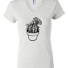 Women's Short Sleeve V-Neck T-Shirt Thumbnail