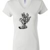 Women's Short Sleeve V-Neck T-Shirt Thumbnail