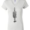 Women's Short Sleeve V-Neck T-Shirt Thumbnail