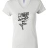 Women's Short Sleeve V-Neck T-Shirt Thumbnail