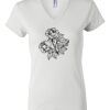 Women's Short Sleeve V-Neck T-Shirt Thumbnail