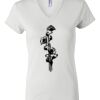 Women's Short Sleeve V-Neck T-Shirt Thumbnail