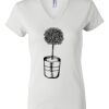 Women's Short Sleeve V-Neck T-Shirt Thumbnail