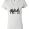 Women's Short Sleeve V-Neck T-Shirt Thumbnail