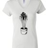 Women's Short Sleeve V-Neck T-Shirt Thumbnail