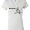 Women's Short Sleeve V-Neck T-Shirt Thumbnail