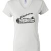 Women's Short Sleeve V-Neck T-Shirt Thumbnail