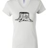 Women's Short Sleeve V-Neck T-Shirt Thumbnail