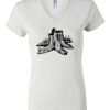 Women's Short Sleeve V-Neck T-Shirt Thumbnail