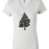 Women's Short Sleeve V-Neck T-Shirt Thumbnail