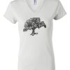 Women's Short Sleeve V-Neck T-Shirt Thumbnail